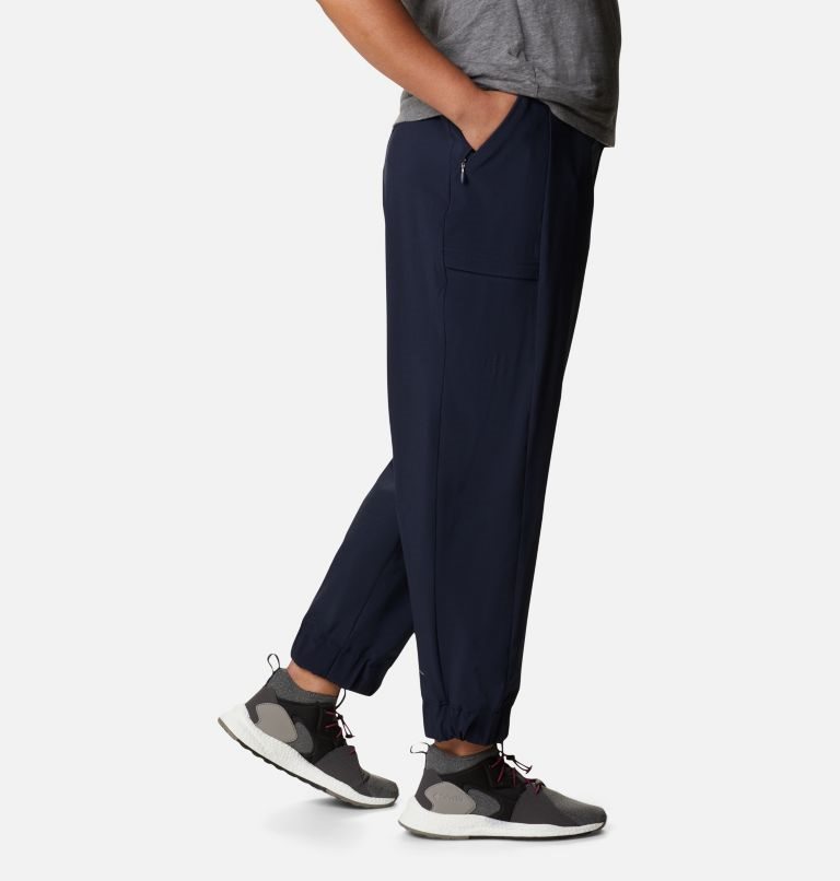 Women's Columbia Pleasant Creek Jogger Navy | Plus Size CA-F04A5